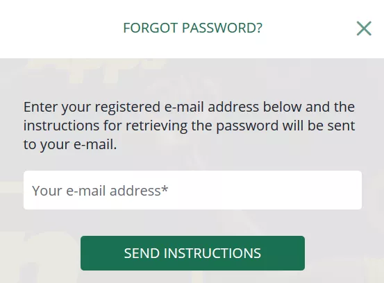Forgot BetFarm Password